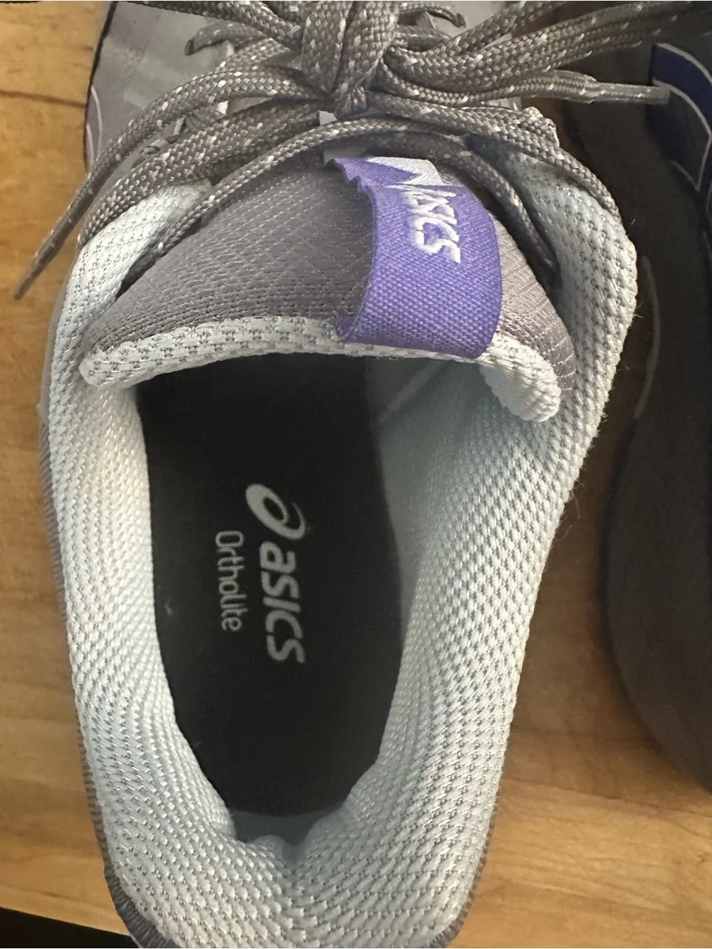 Asics GEL‑Venture 10 Gray and Purple Women's Trail Sneakers